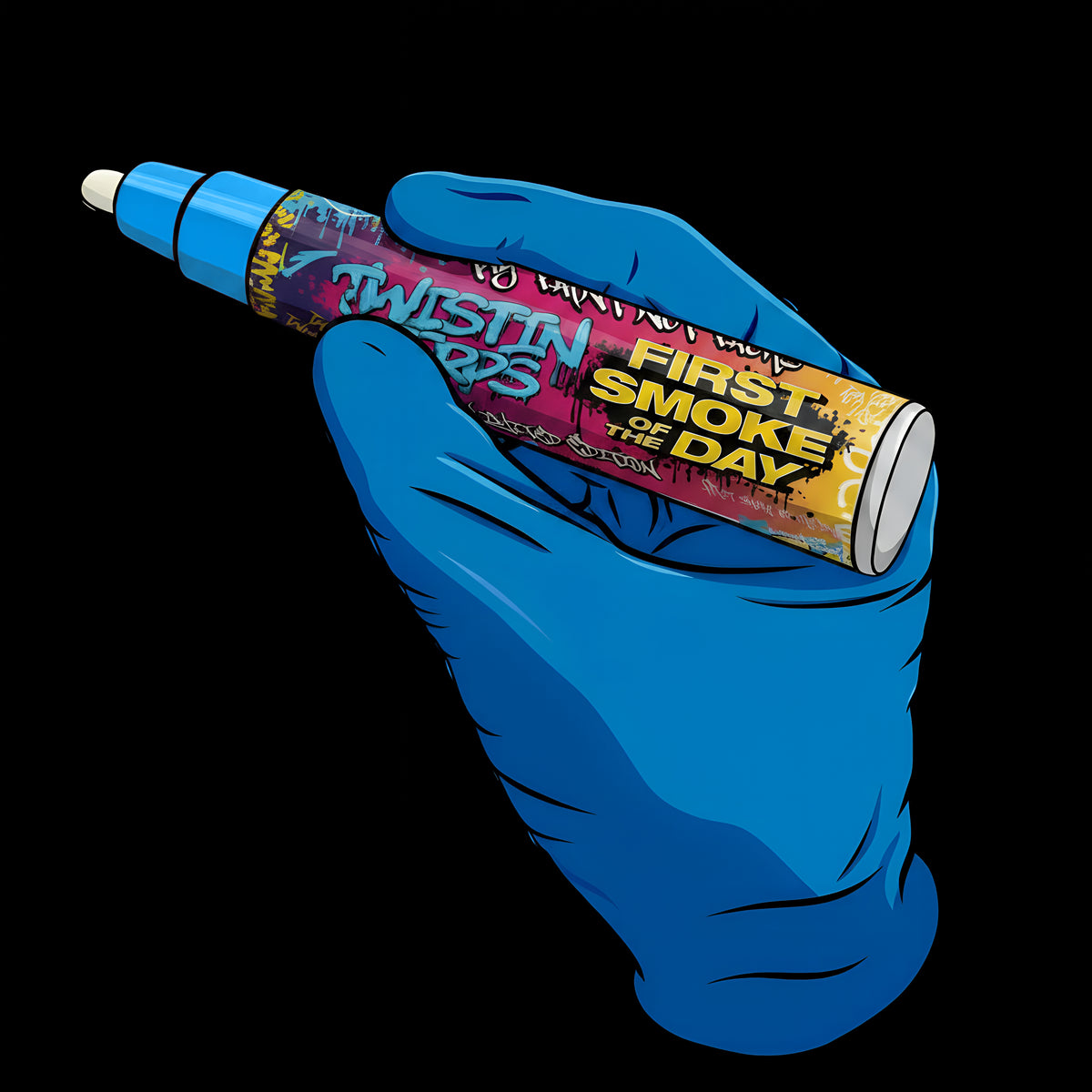 The Marker TwistinTerps × FSOTD Limited Edition — FSOTD Blue chrome paint marker